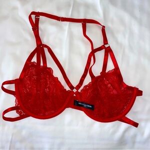 NEW L / XL Sexy Rave Bra Strappy Chest Strap Chain Oh La La Cheri from Nordstrom